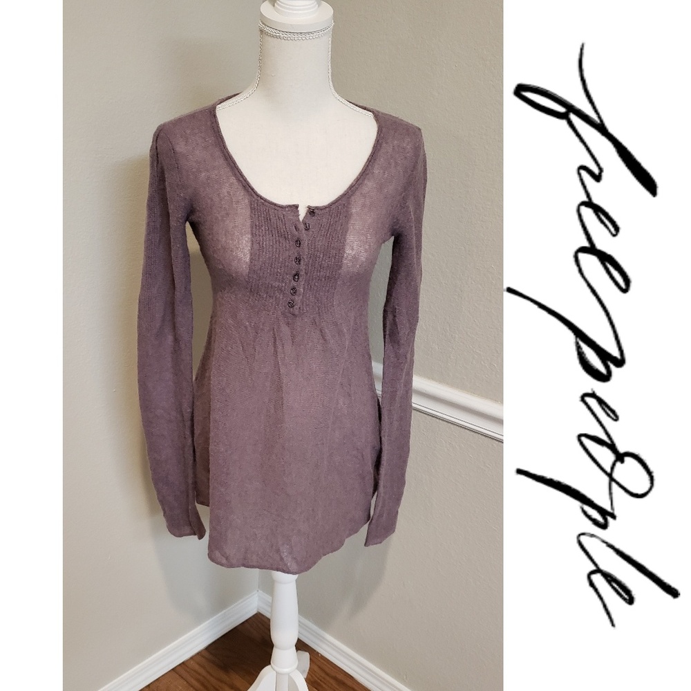 Free People Purple Sweater